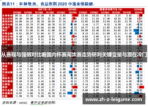 从赛程与强弱对比看国内杯赛淘汰赛走势研判关键变量与潜在冷门